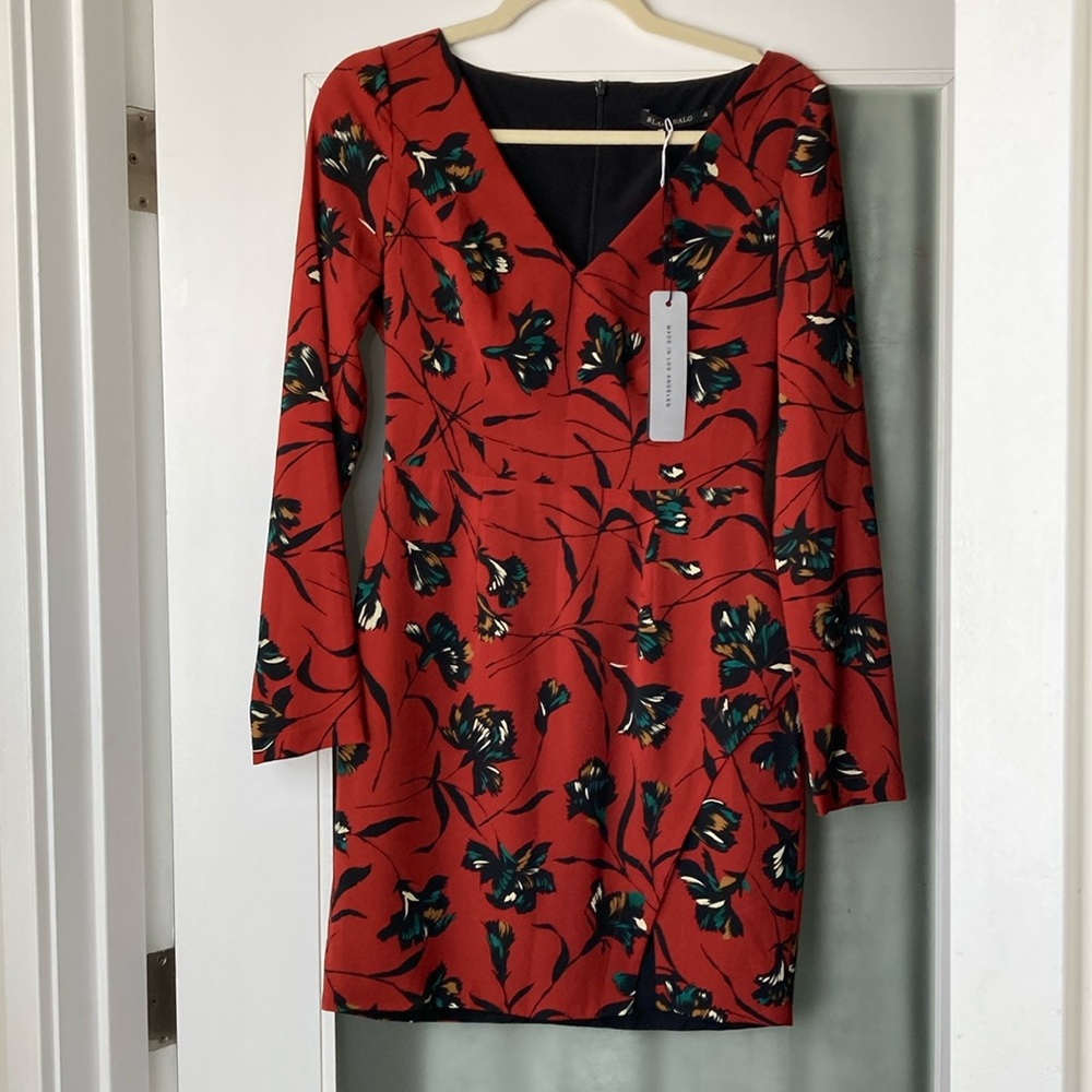 Black Halo mini dress size 4